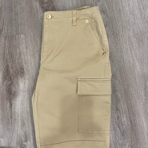 LIKE NEW - Worn 1x - MICHEAL MICHAEL KORS WASHED ORGANIC COTTON CARGOS - Picture 4 of 9